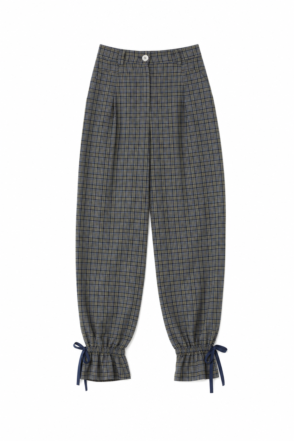 Pantalón Sophie Tartán Azul