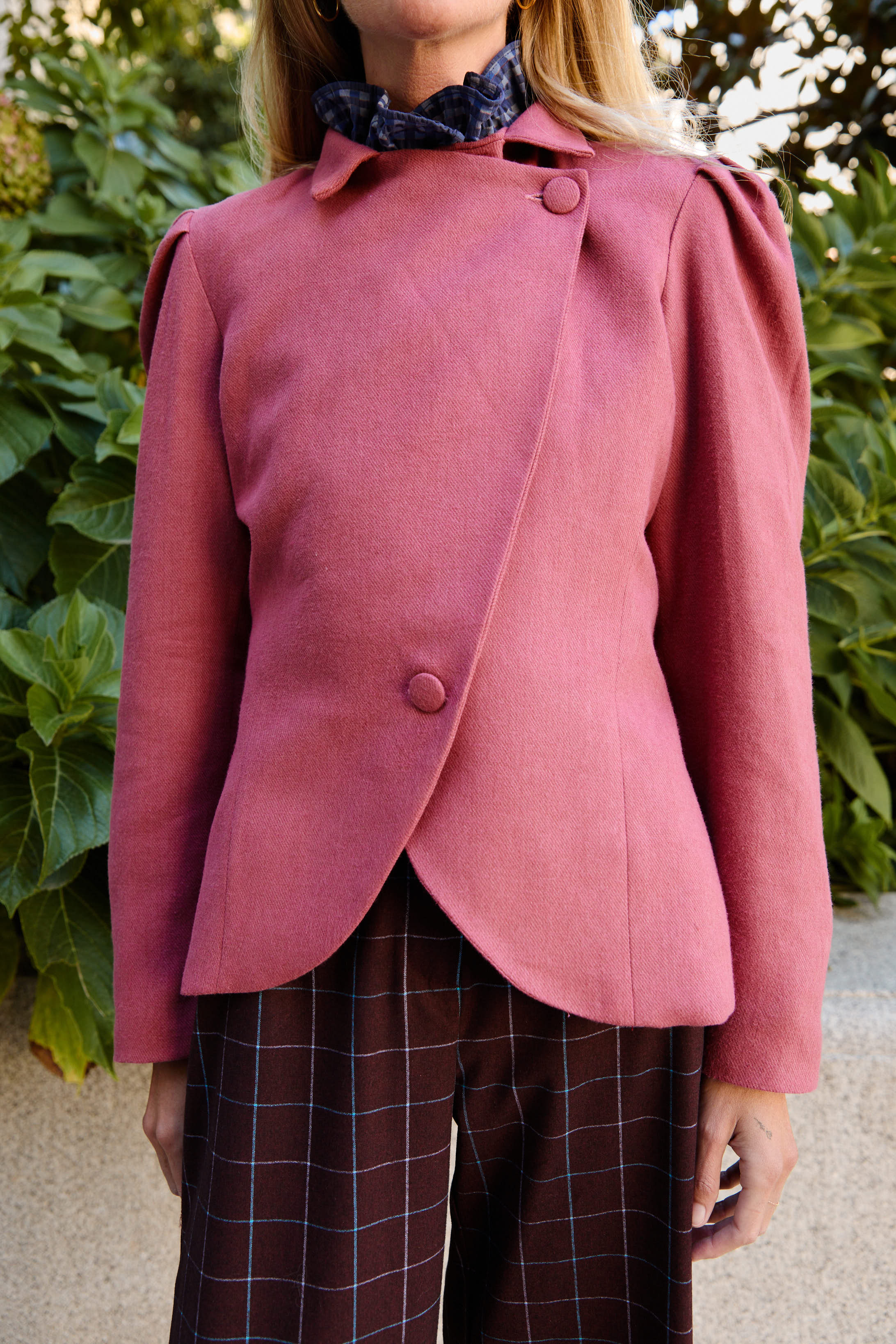 Muted Pink Wool Jacket - LIMITED EDITION