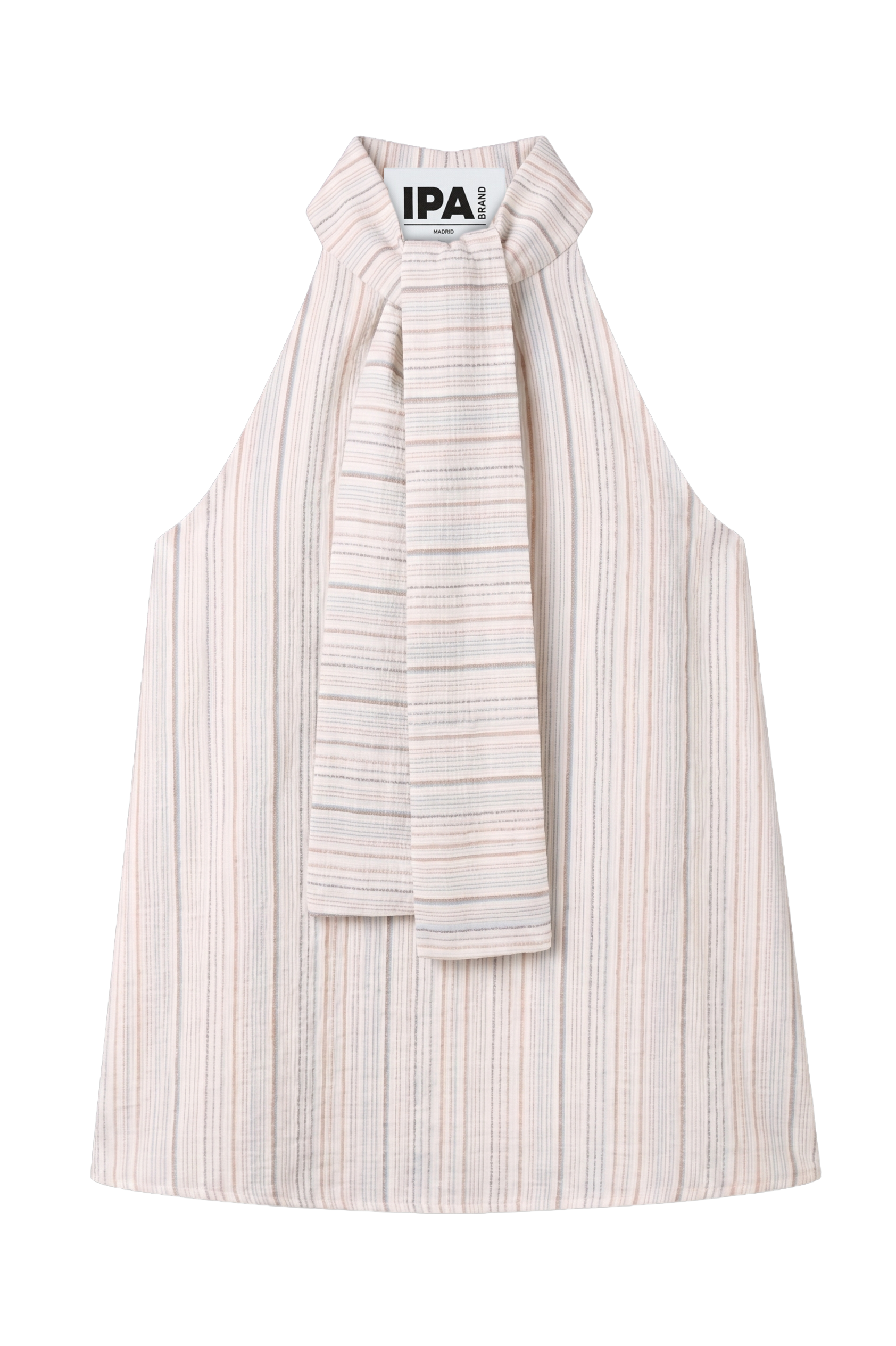 Top Harmony Undyed Striped Beige