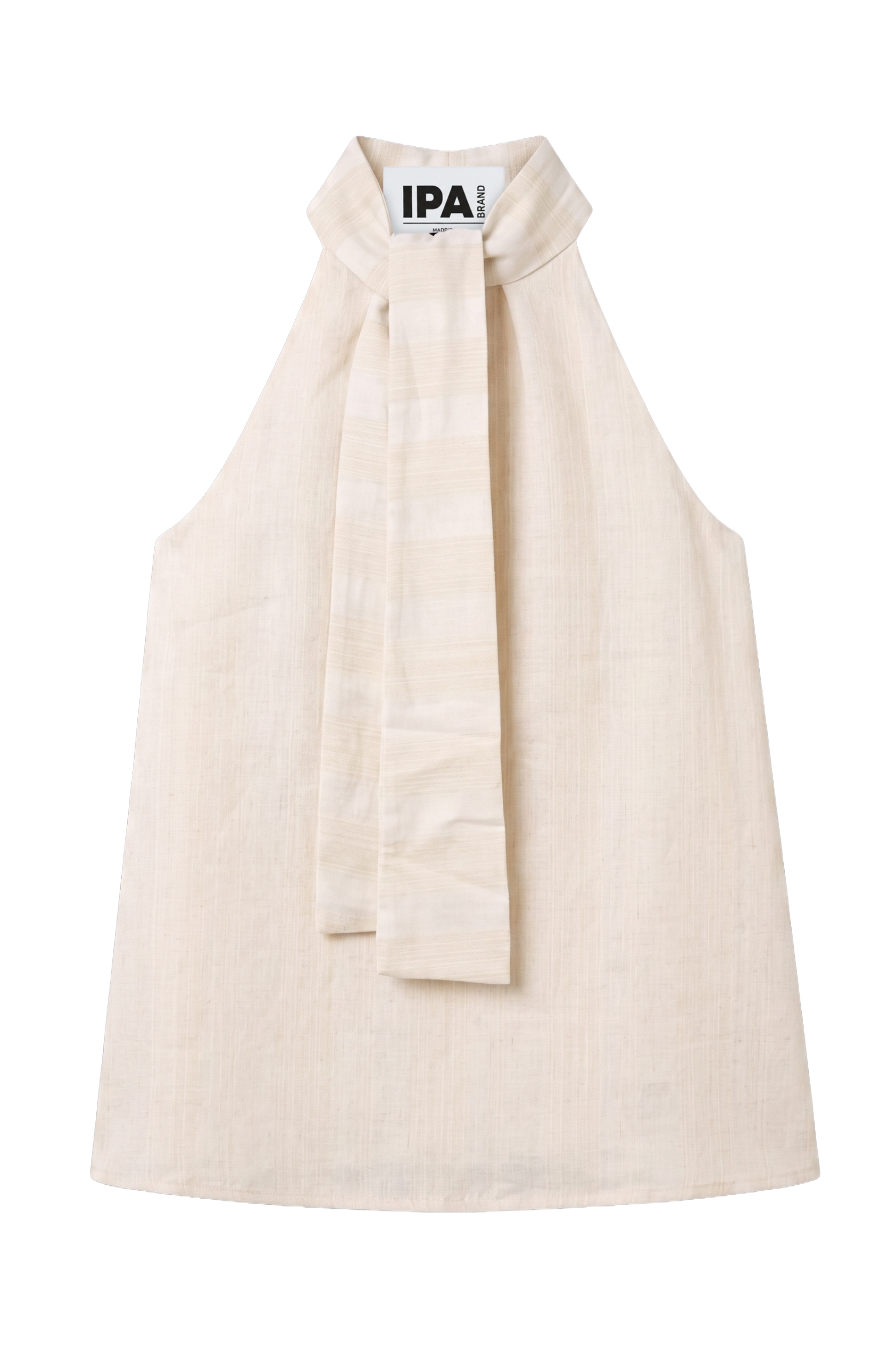 Raw Beige Striped Sail Top